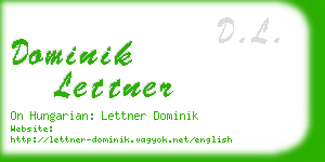 dominik lettner business card